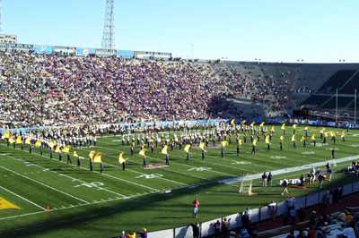 Halftime performance during the inaugural PapaJohns.com Bowl, December 23, 2006